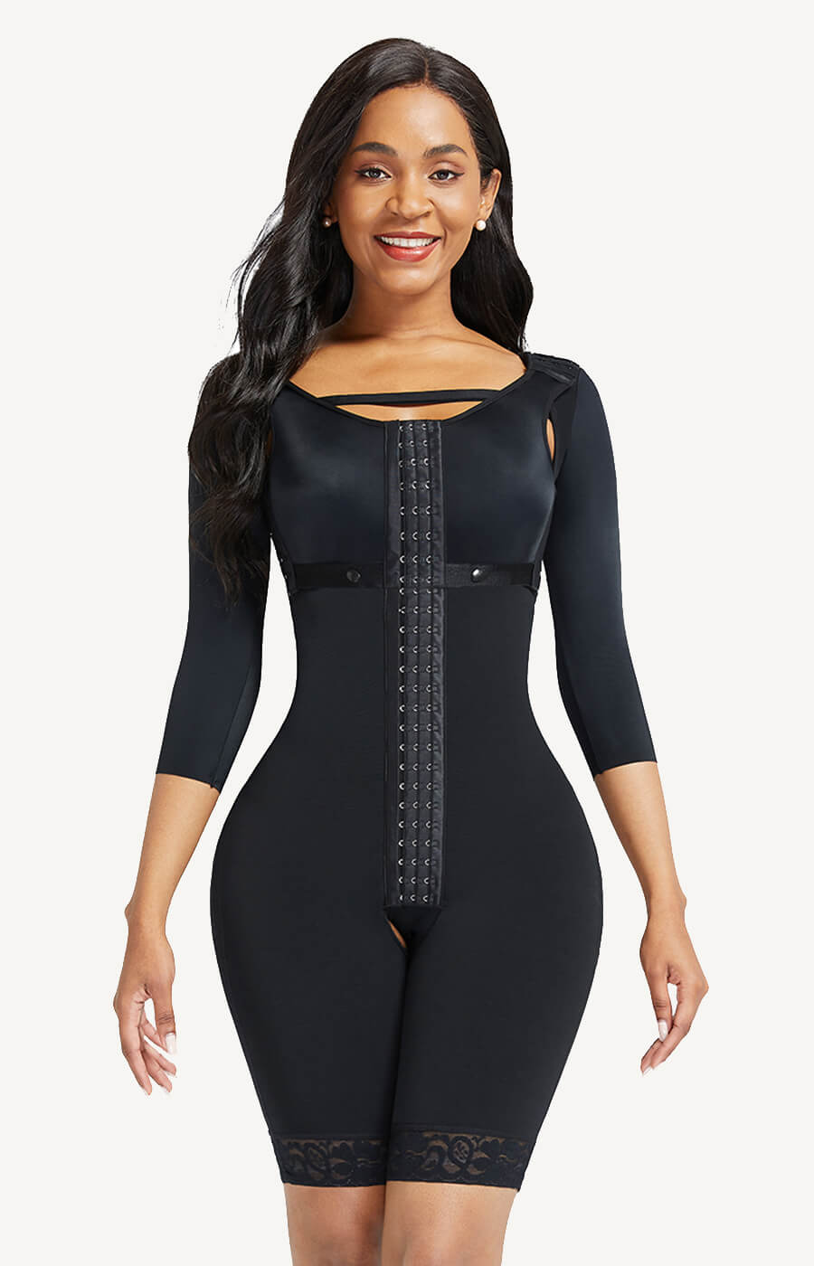 AirSlim™ Post Surgery Firm Control Full Body Shaper with Sleeves